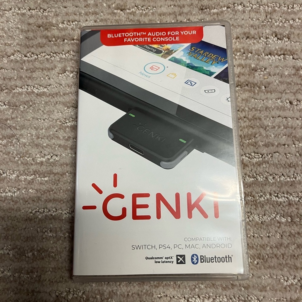 GENKI Bluetooth Audio Adaptor for Gaming Console